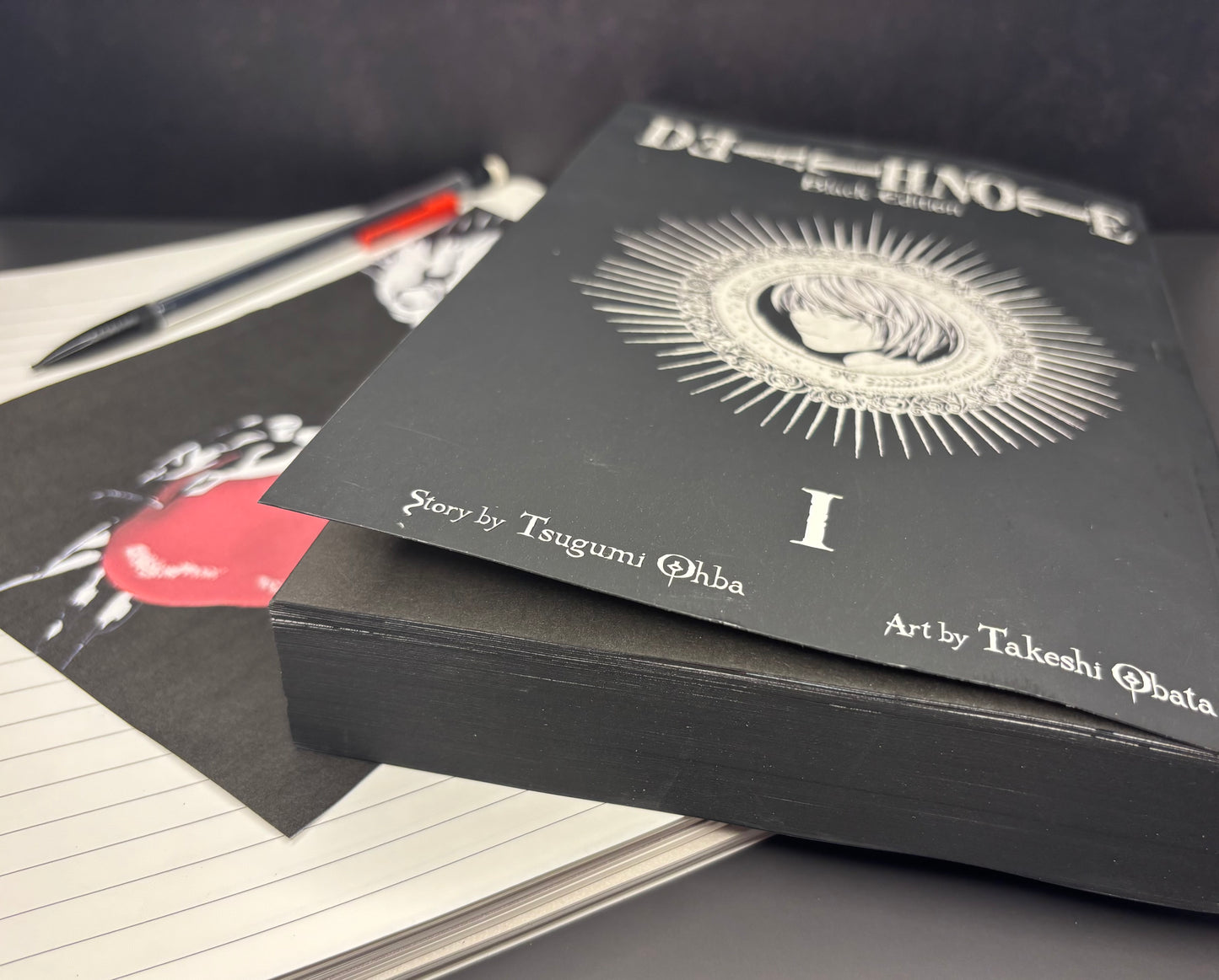 Death Note Volume 1 & 2 with Black Sprayed Edges, Tsugumi Ohba - Paperback
