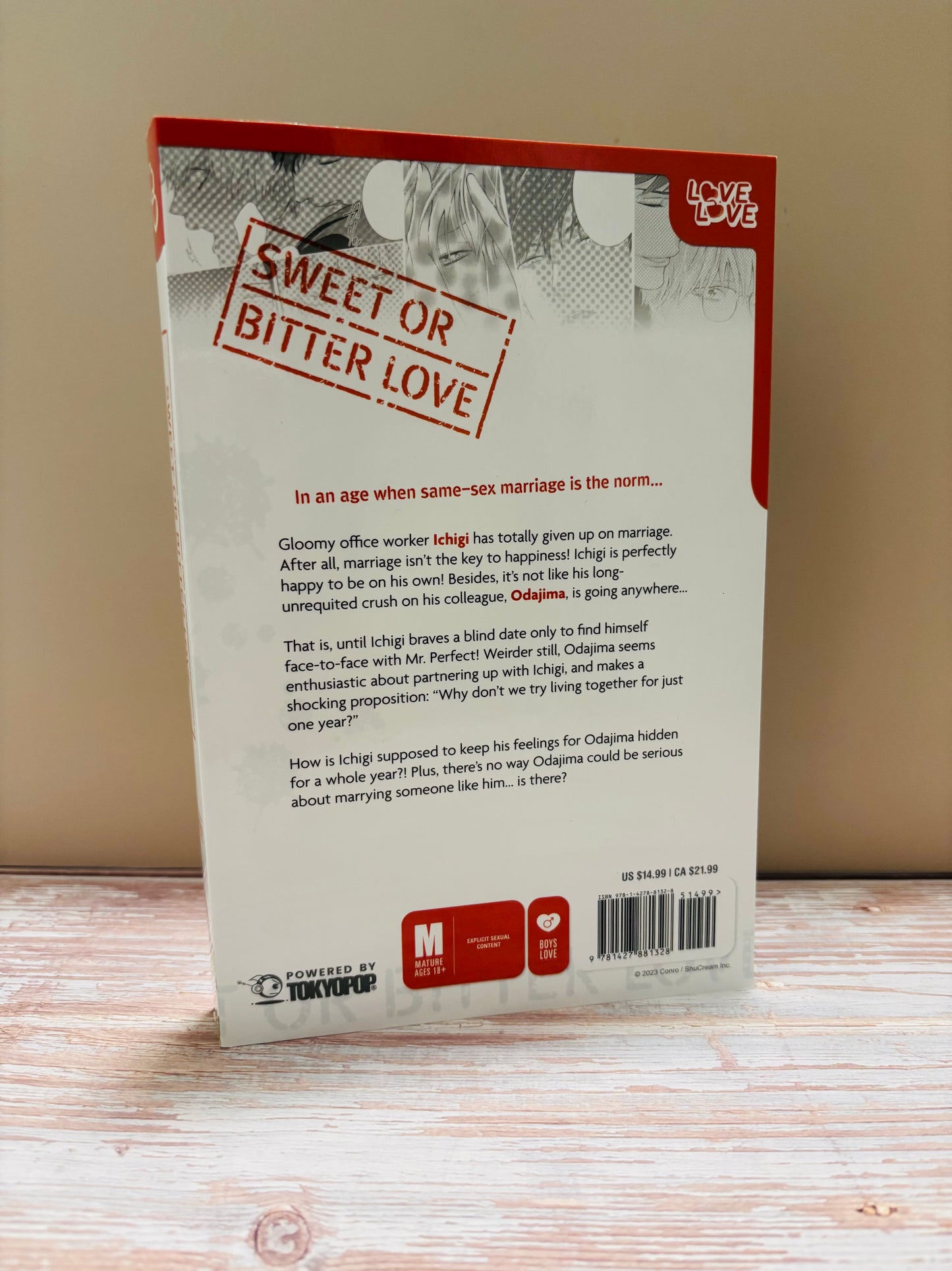 Sweet or Bitter Love,  BL, Manga